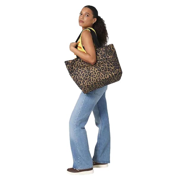 Bagbase Leopard Print Tote Bag