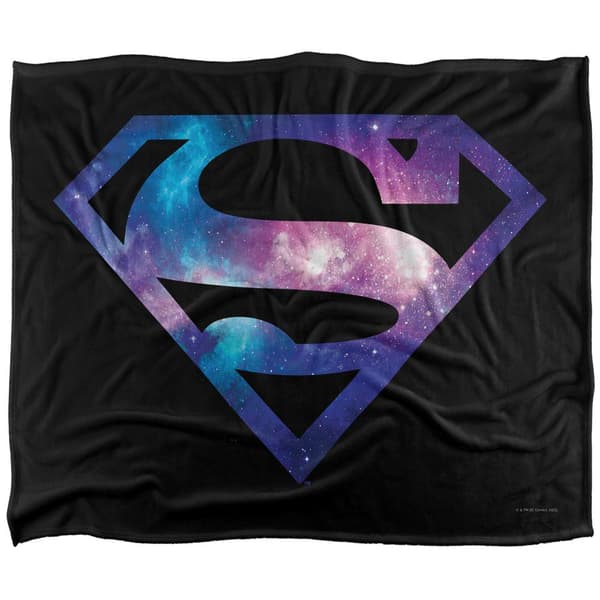 Superman Galaxy Logo Blanket