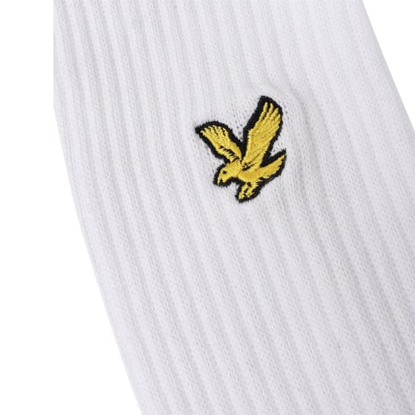Lyle & Scott Herrstrumpor med broderad logotyp (3-pack)