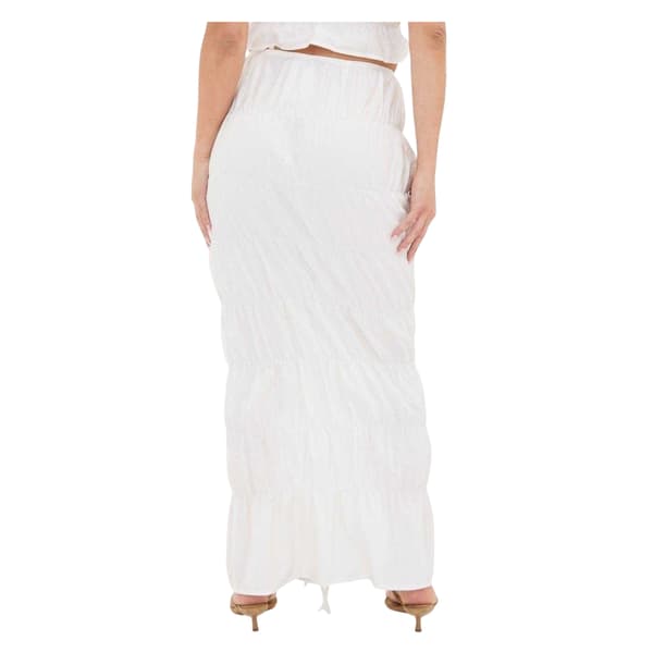 I Saw It First Ruched Poplin Maxikjol för damer