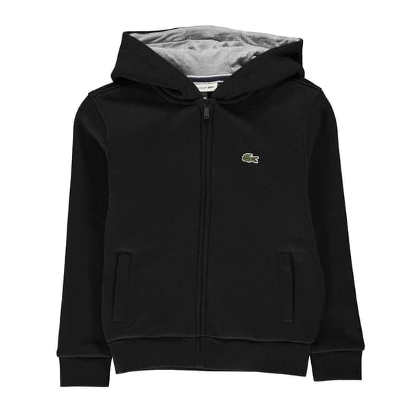 Lacoste Pojkar Basic Huvtröja med Hel Dragkedja