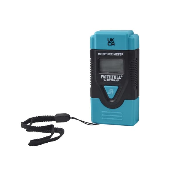 Faithfull Damp & Moisture Meter Lcd Display