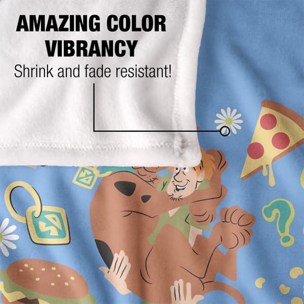 Scooby Doo Food Soft Touch Blanket