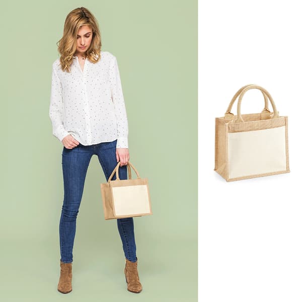 Westford Mill Pocket Jute Midi -kassi