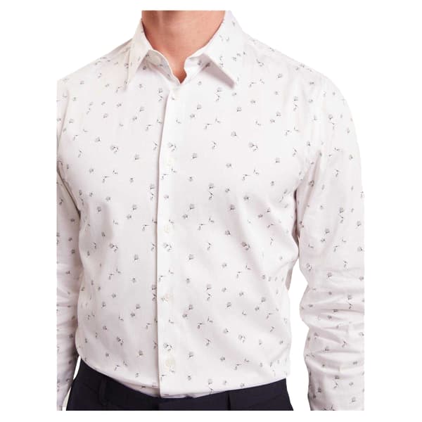 Ted Baker Herrskjorta Blommig Slim Långärmad