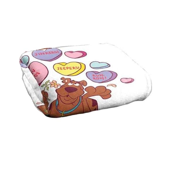Scooby Doo Candy Soft Touch Valentine`s Day Blanket