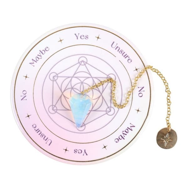 Something Different Opalite Pendulum Divination Kit