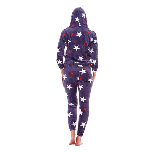 Keanu Womens/Ladies Star Pull Over Long Pyjama Set