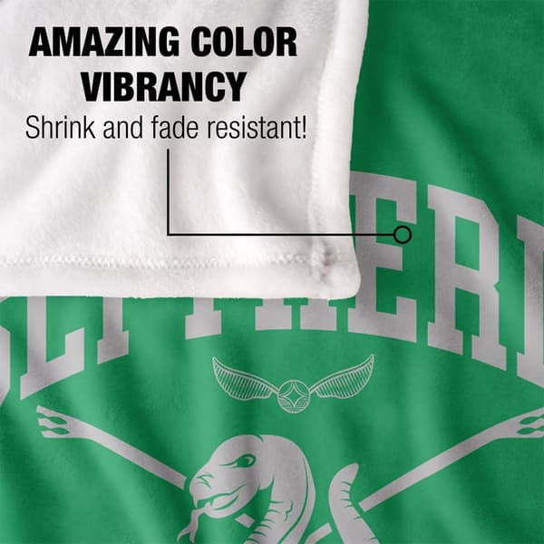 Harry Potter Slytherin Quidditch Blanket