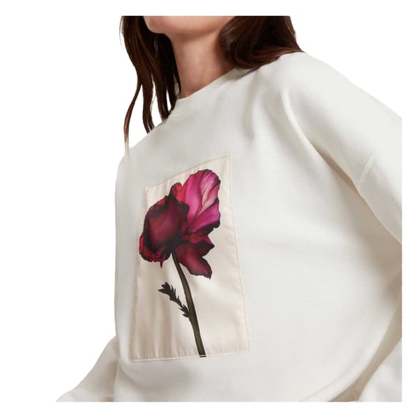 Ted Baker Dam/Dam Floral Appliqué Patch Tröja