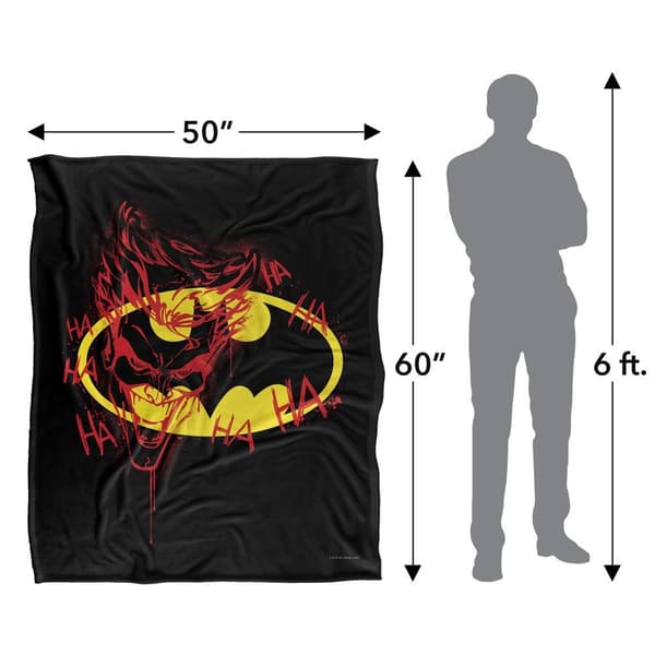 Batman Graffiti The Joker Blanket