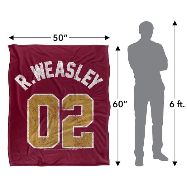 Harry Potter Ron Weasley Jersey Blanket