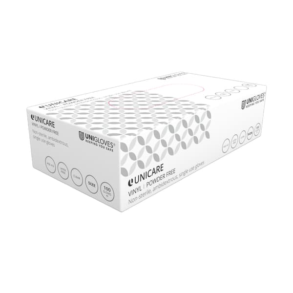 Engångsvinylhandske puderfri klar extra stor 100-pack