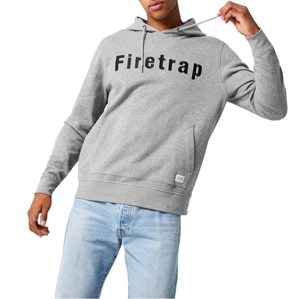 Firetrap Miesten Graafinen Fleecetakki