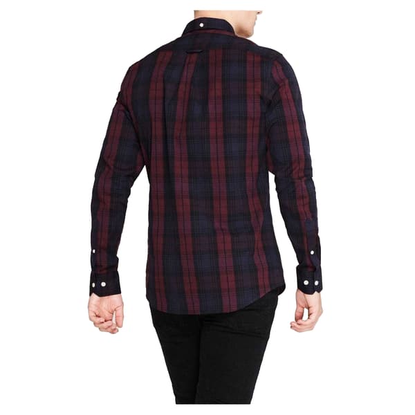 Farah Mens Checked Cotton Button-Down Shirt