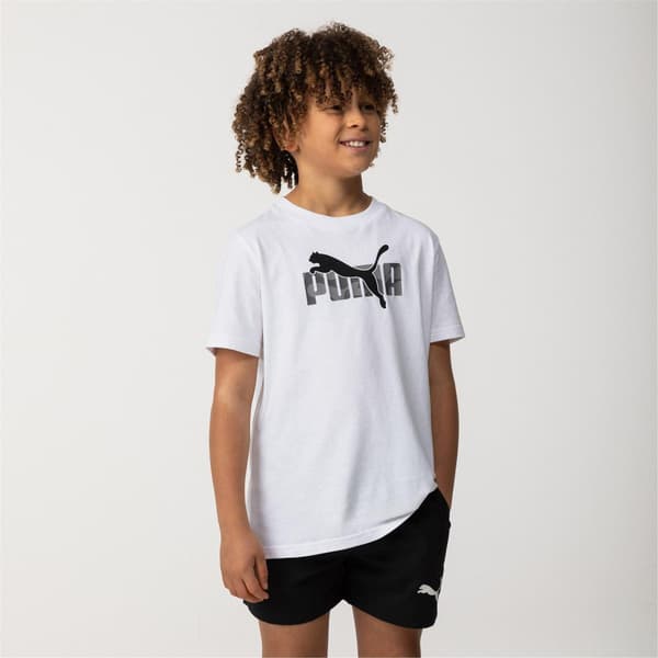 Puma Lasten Essentials Lab Logo T-paita
