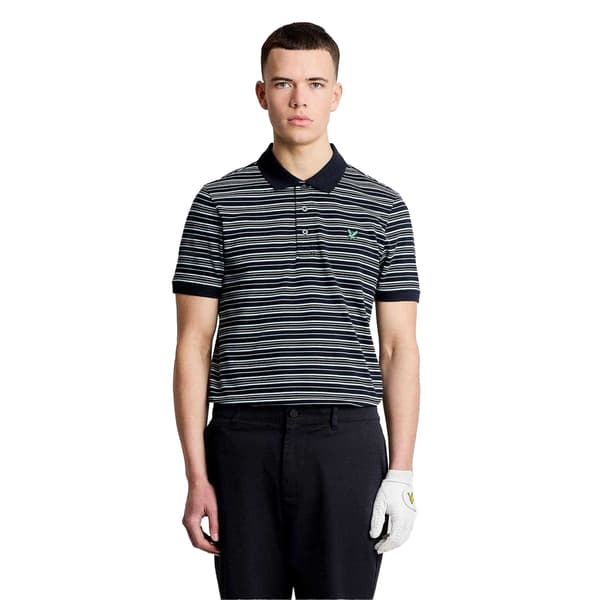 Lyle & Scott Miesten Raidallinen Golfpoolopaita