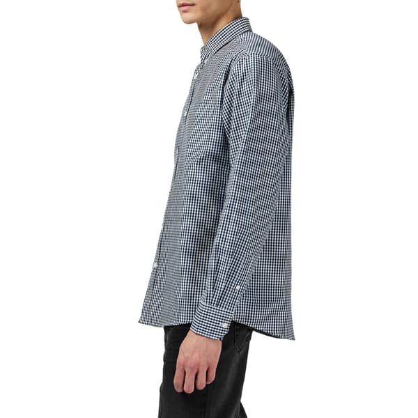 Fabric Mens Patterned Poplin Long-Sleeved Shirt