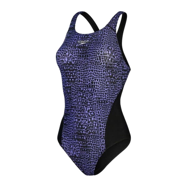 Speedo Dam/Dam Ormmönstrad Baddräkt i Ett Stycke
