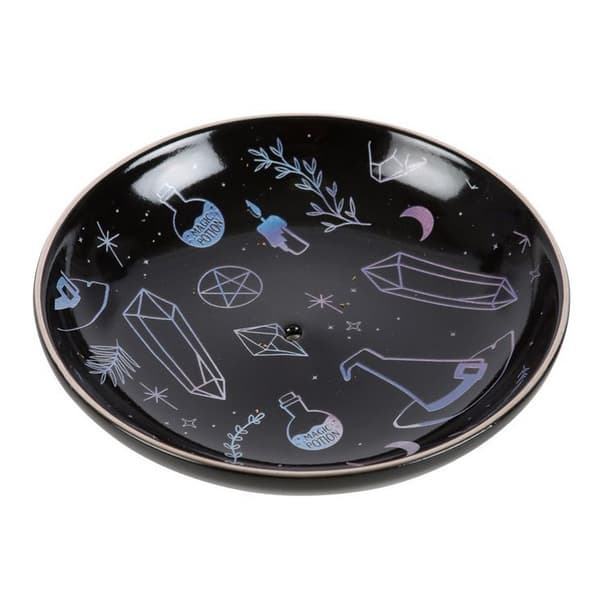 Something Different Crystal Witch Plate Incense Holder