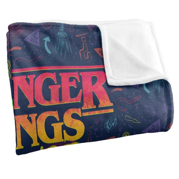 Stranger Things: Tales from ´85 Colour Logo Soft Touch Throw