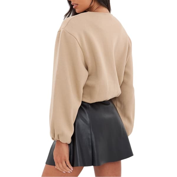 I Saw It First Womens/Ladies Elasticated Hem Bomber Jacket