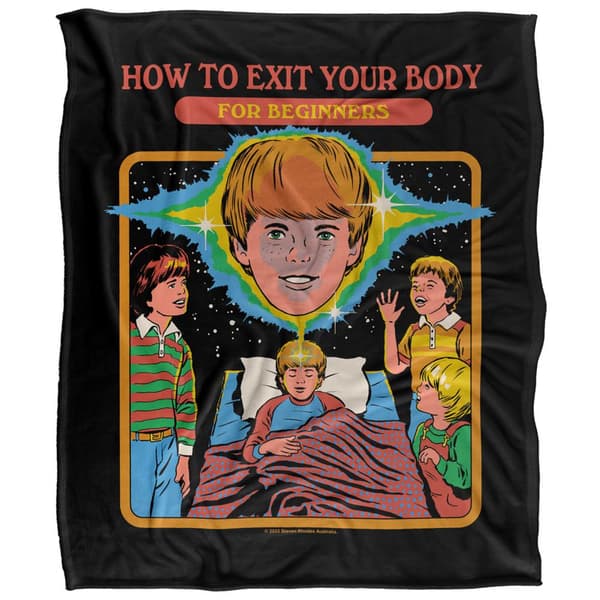 Steven Rhodes How To Exit Your Body Soft Touch Blanket