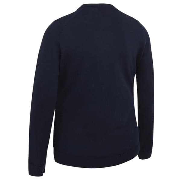 Callaway Dam/Kvinnor Finstickad V-ringad Långärmad Golfpullover