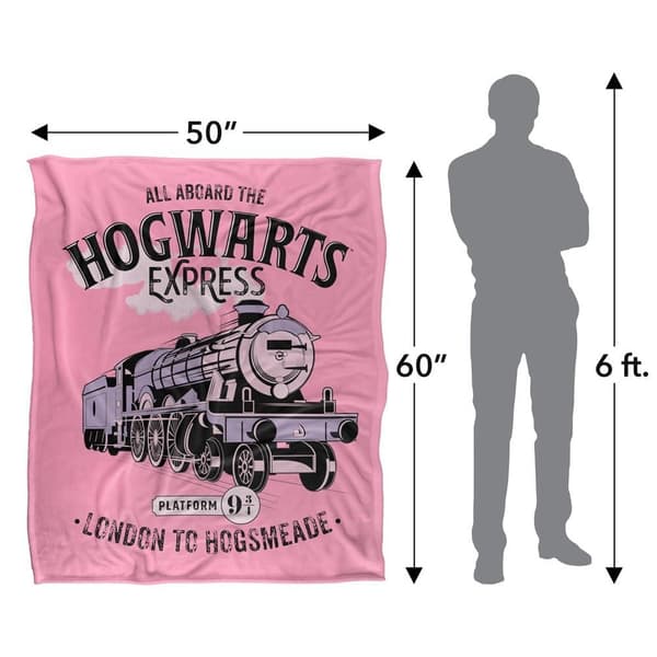 Harry Potter All Aboard The Hogwarts Express Blanket