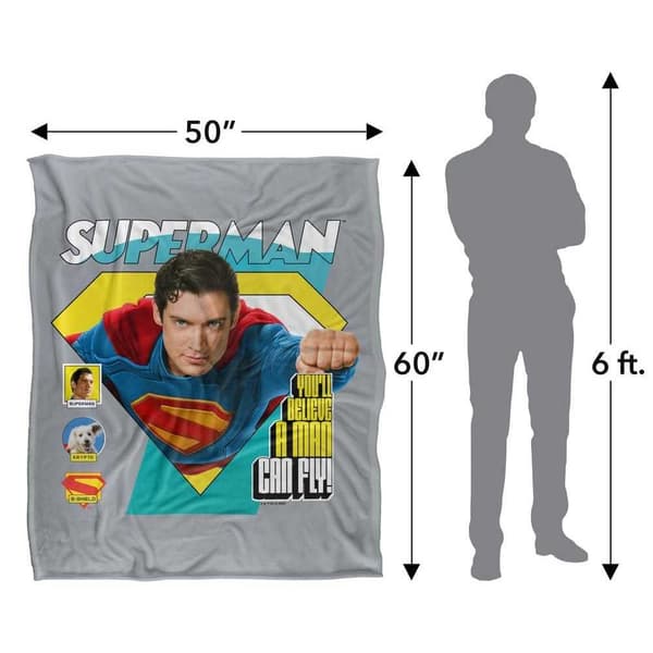 Superman 2025 Comic Soft Touch Blanket