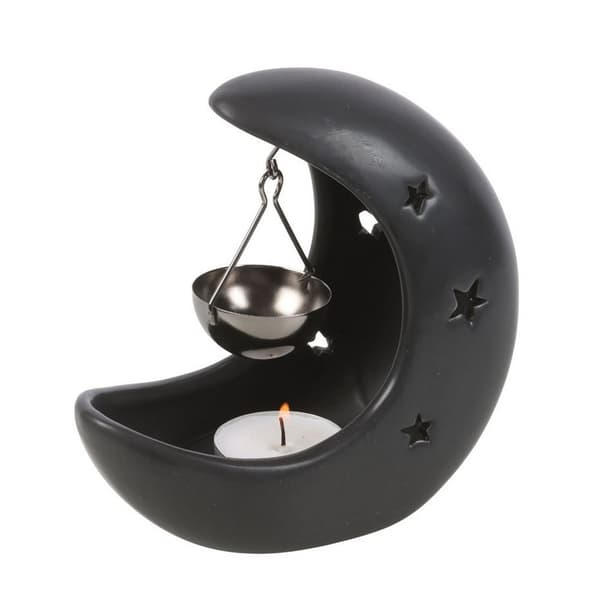 Something Different Crescent Moon Hanging Oil Burner