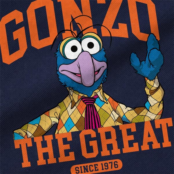 Muppetit Suuri Collegic Gonzo -kangaskassi