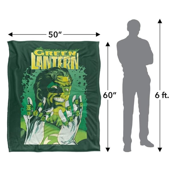 Justice League Green Lantern Soft Touch Blanket