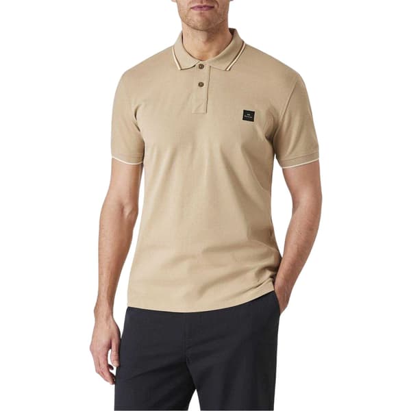 Paul Smith Herr Patch Cotton Logo Pikétröja