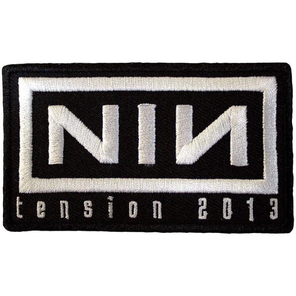 Nine Inch Nails Tension 2013 Woven Iron On Patch