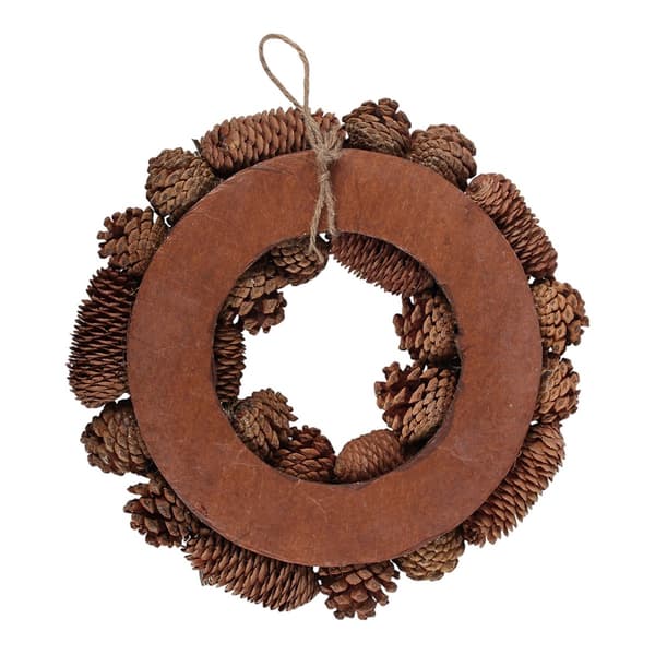 Something Different Hessian Leaves Wreath