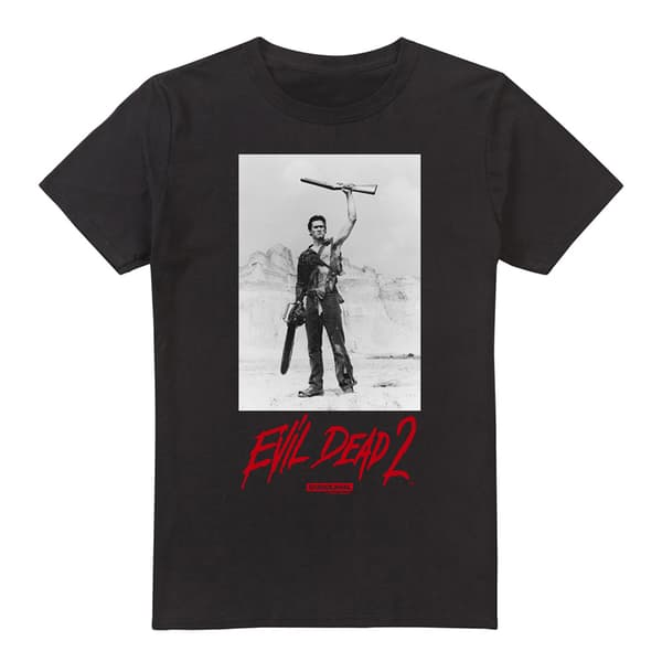 Evil Dead 2 Mens Chainsaw T-Shirt