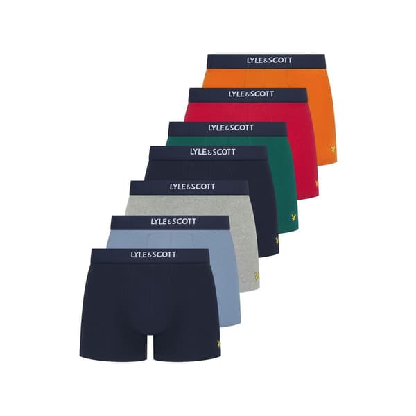 Lyle & Scott Herrkalsonger Topaz (7-pack)