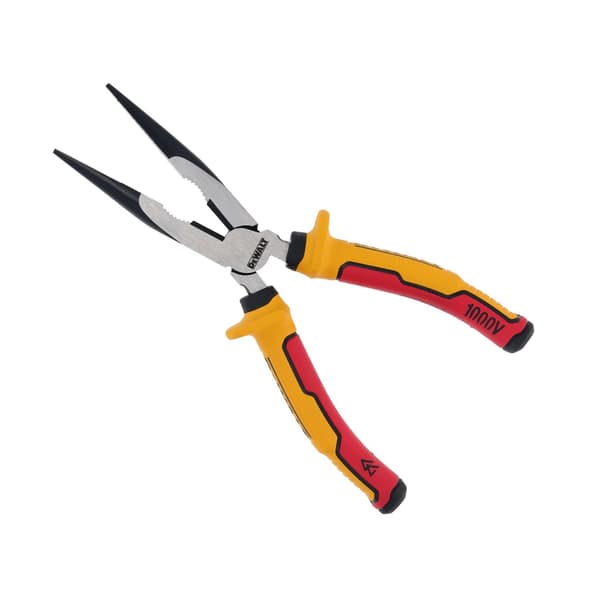 Dewalt Hand Tools Vde Long Nose Pliers 200mm