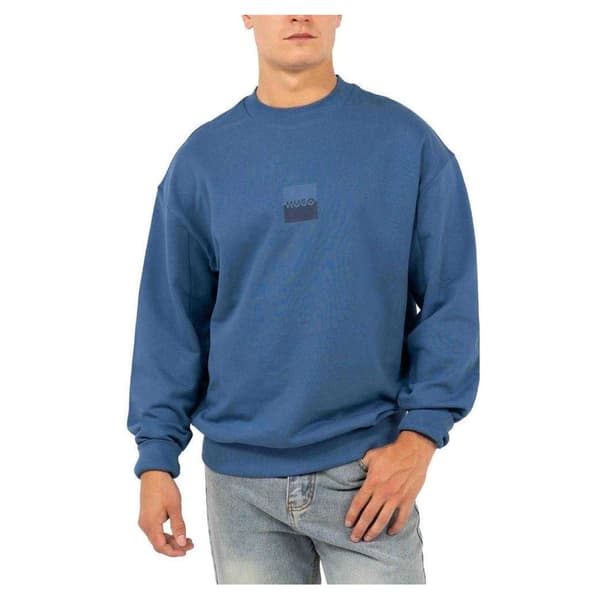 Hugo Mens Logo Drop Shoulder Regular Sweatshirt