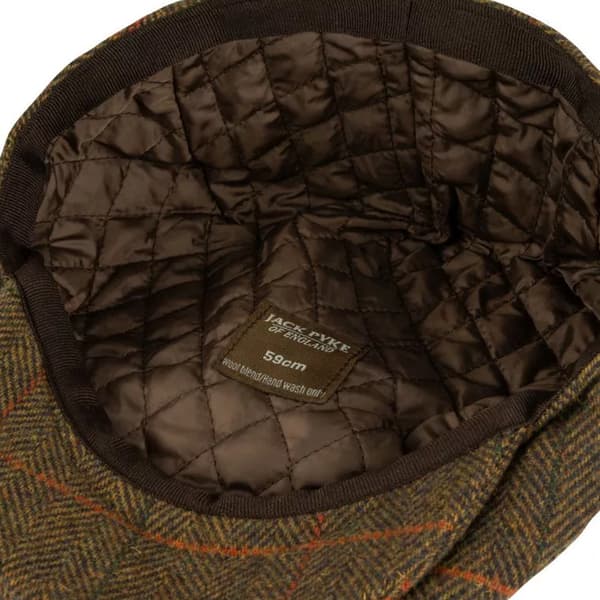 Jack Pyke Mens Tweed Flat Cap