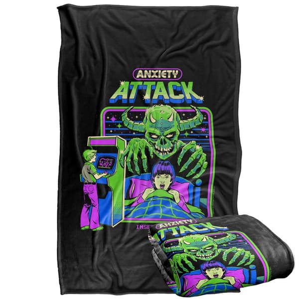 Steven Rhodes Anxiety Attack Soft Touch Blanket