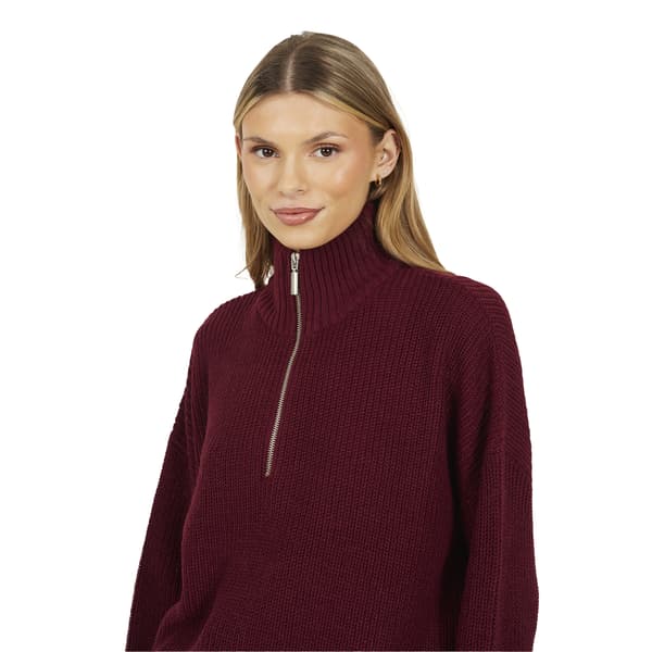 Brave Soul Dam Half Zip Tröja