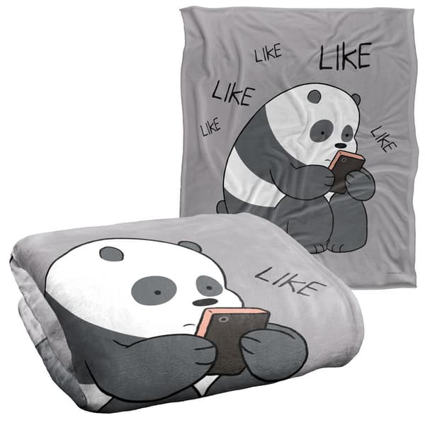We Bare Bears Like Like Like Silky Supersoft Blanket
