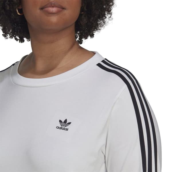 Adidas Dam 3 ränder långärmad topp