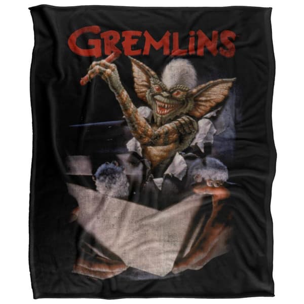 Gremlins Mohawk Poster Soft Touch Blanket