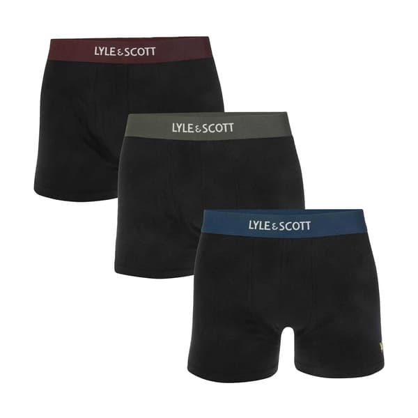 Lyle & Scott Miesten Devon Bokserit (3 kpl pakkaus)