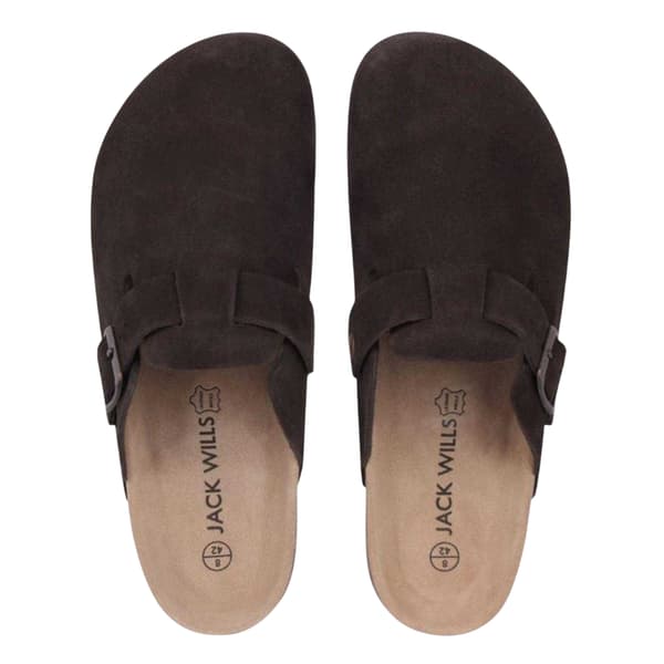 Jack Wills Mens Suede Flat Mule Sandals