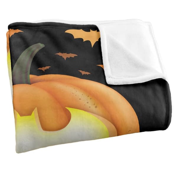 Batman Jack-o-Lantern Halloween Logofilt