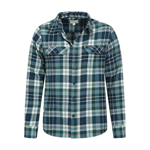 Mountain Warehouse Herr Trace Flanellskjorta (2-pack)